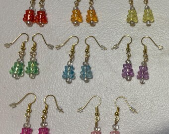 Gummy bear earrings
