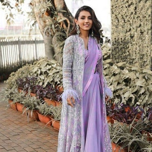 Fancy saree suit on sale