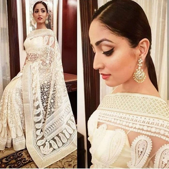 white ethnic dress