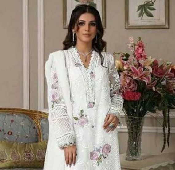 Georgette Karachi Suits at Rs 1175 | Georgette Salwar Suits in Delhi | ID:  13190945773