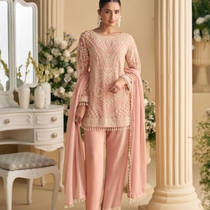 Indo Western Style,  Fusion Wear, Bridal Collection, Wedding Guest Wear, Indian Ethnic, Pret Designer Clothes, Gift For Her, From India