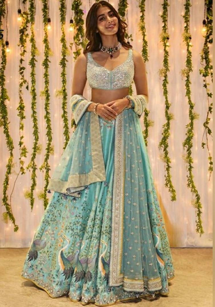 Embroidered lehenga skirt Clearance