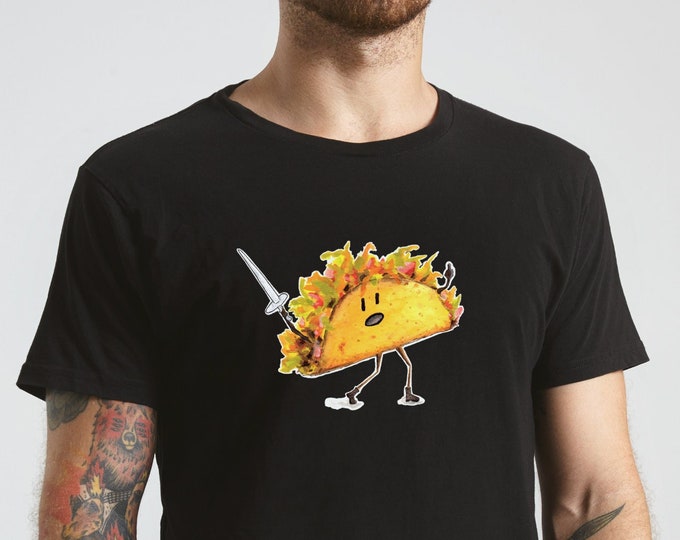 Funny Taco T-shirt | Food Shirt | Offensive Tee | Gift for Boyfriend | Rude Tshirt | Funny Mens Shirt | Funny Gift for Her | Fightin' Taco