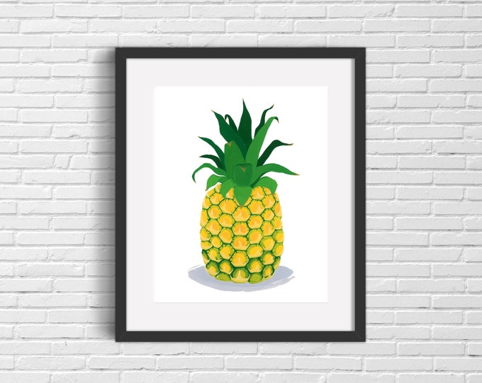 Pineapple Art Print | Wall Art