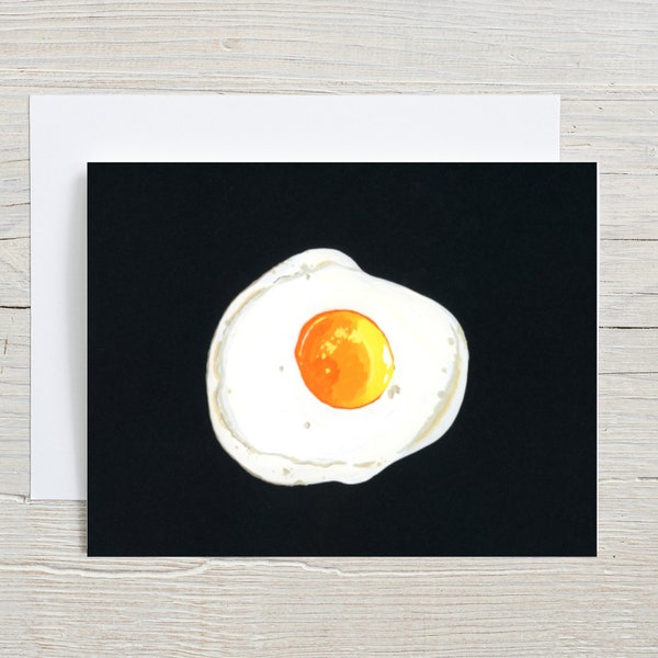Fried Egg Note Card