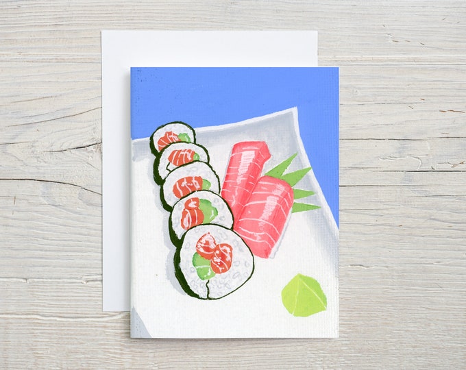 Sushi Note Card