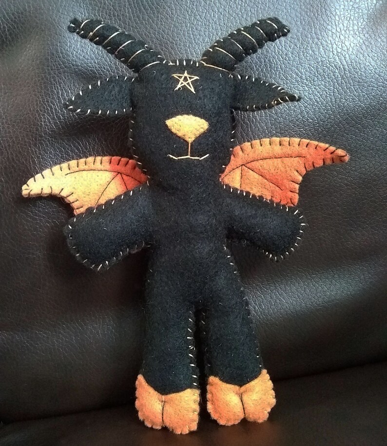 baphomet plush doll