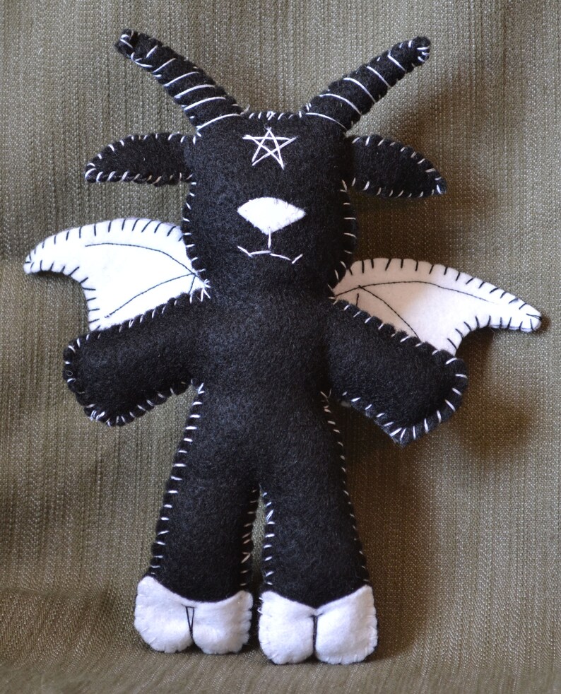 baphomet plush doll