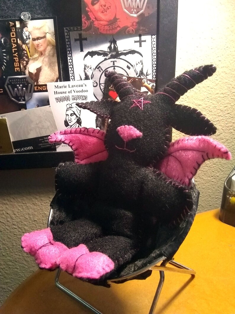 baphomet plush doll