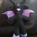 Baby Baphy - 7' tall Spring Colors Baphomet plush