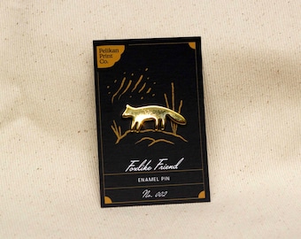 Foxlike Friend - Enamel Pin