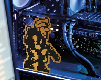 Marchrius “Marco” Dennis Rossi Gold Sticker for Computer Tower Gamer Decal