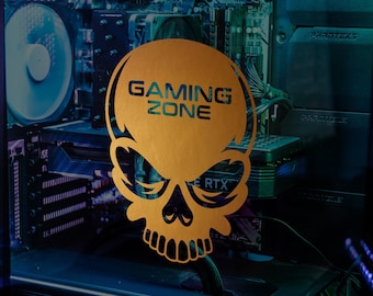 GAMERS Adhesive Sticker/Decal for transparent tuning PC tower