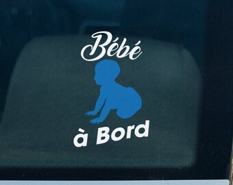 Adhesive Sticker/Decal, Sticker, Baby on board, self-adhesive prevention