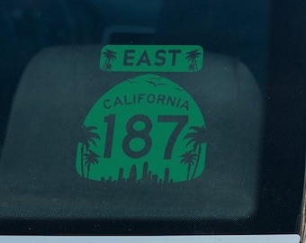 EAST CALIFORNIA - Sticker, Sticker, Decal PVC