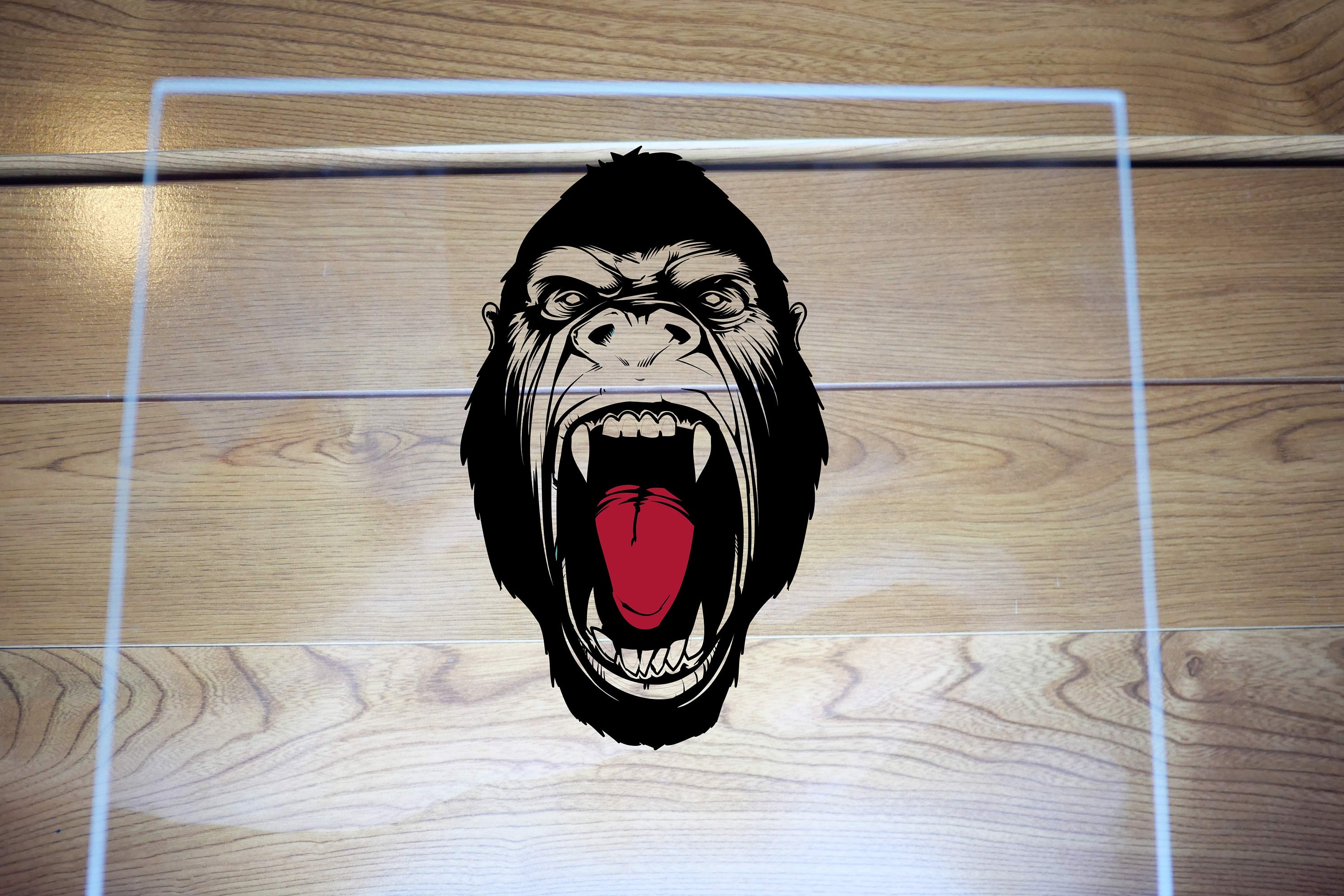 Sticker, Autocollant, Decal, Sticker Gorille, Gorilla