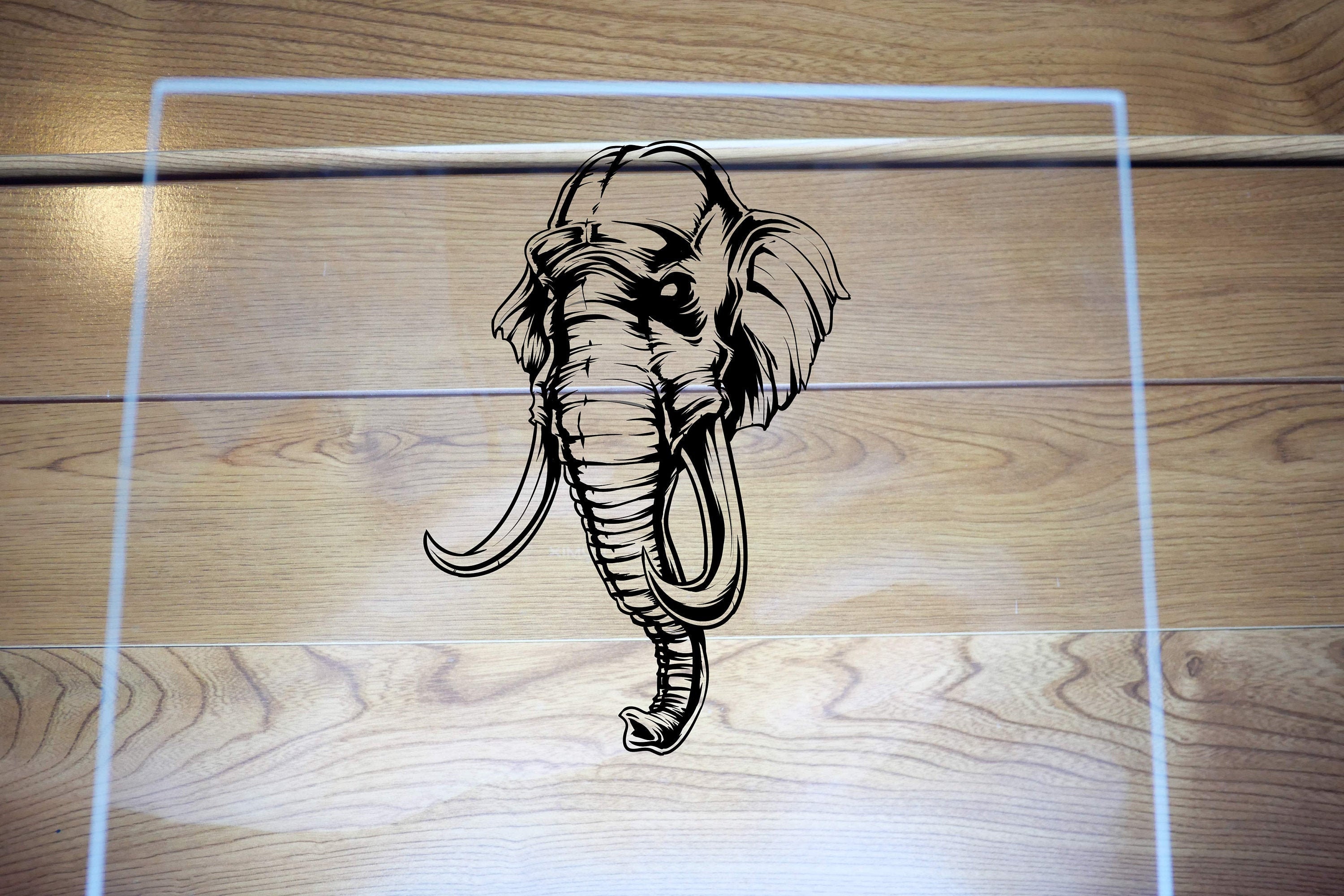 sticker, Autocollant, Decal, Elephant