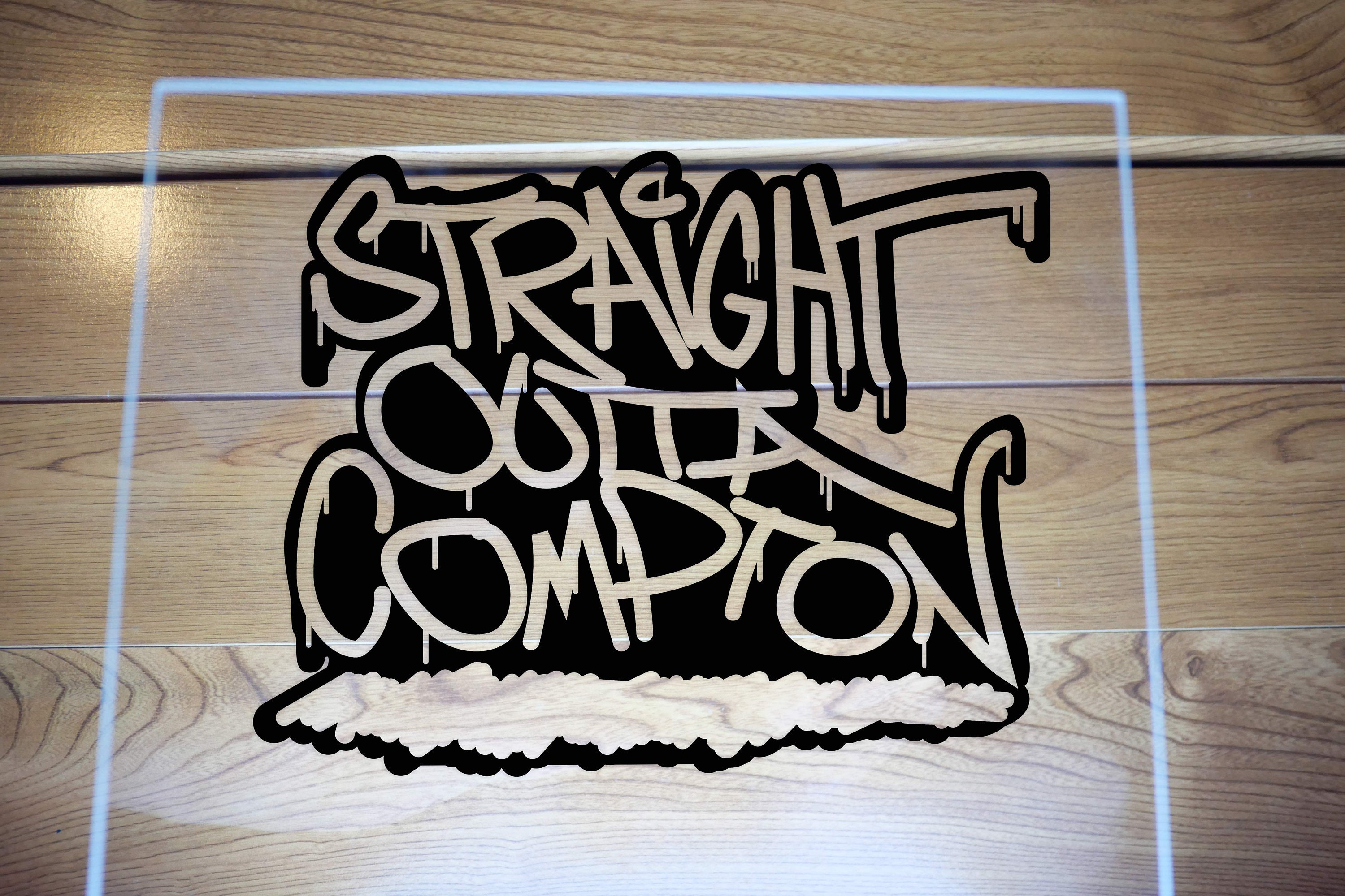 Sticker, Autocollant, Decal, Straight Outta Compton