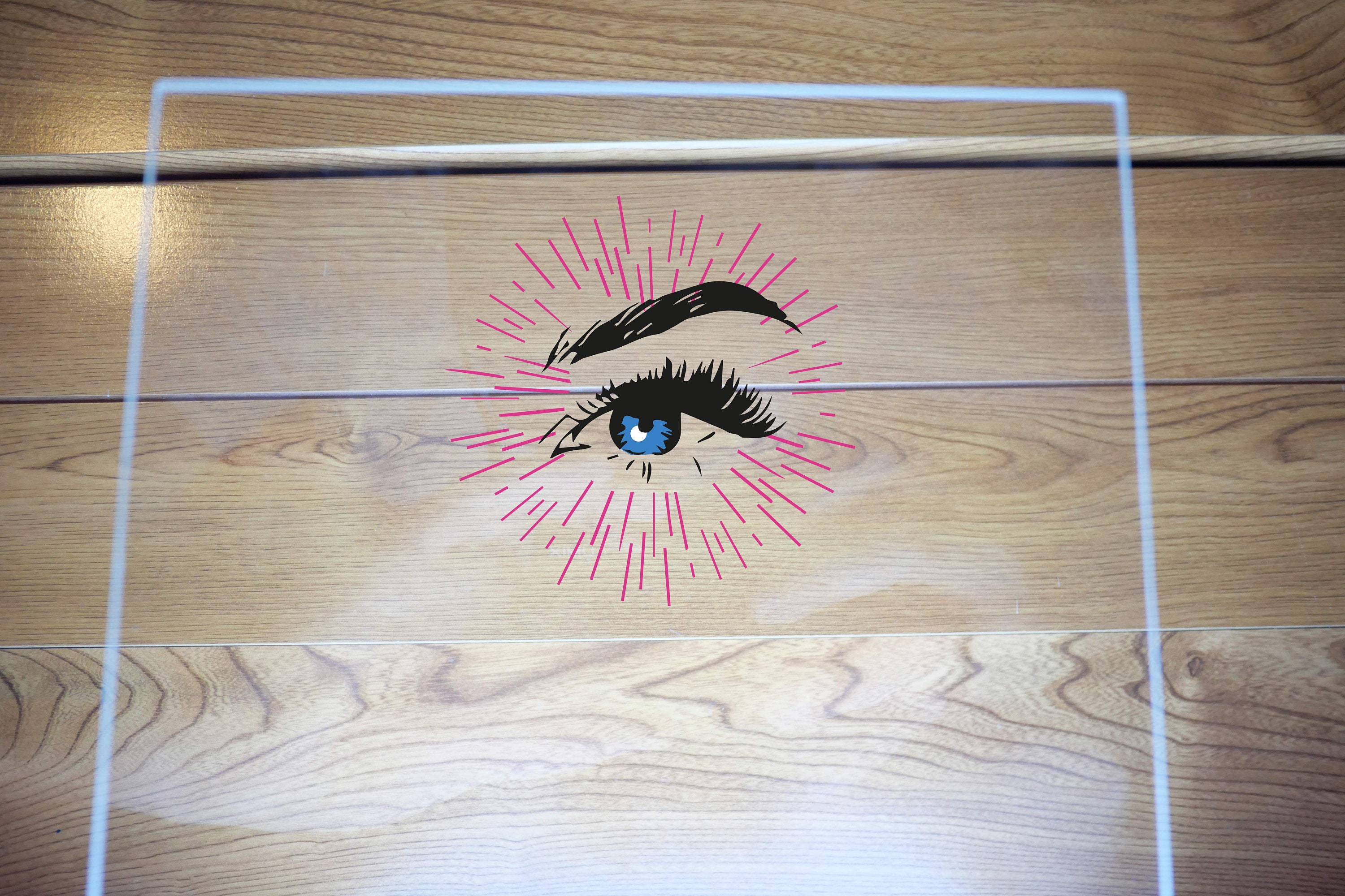 stickers Pvc, Autocollant, Haute Qualité, Durable Laptop, Computer Eyes