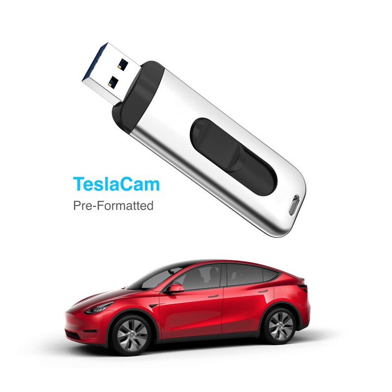 Pre-Formatted 256GB SSD Flash Drive for Tesla Dashcam Sentry | Etsy