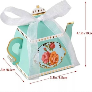 Teekanne Form Geschenkbox, für Teelichter, Shabby Chic, Vintage