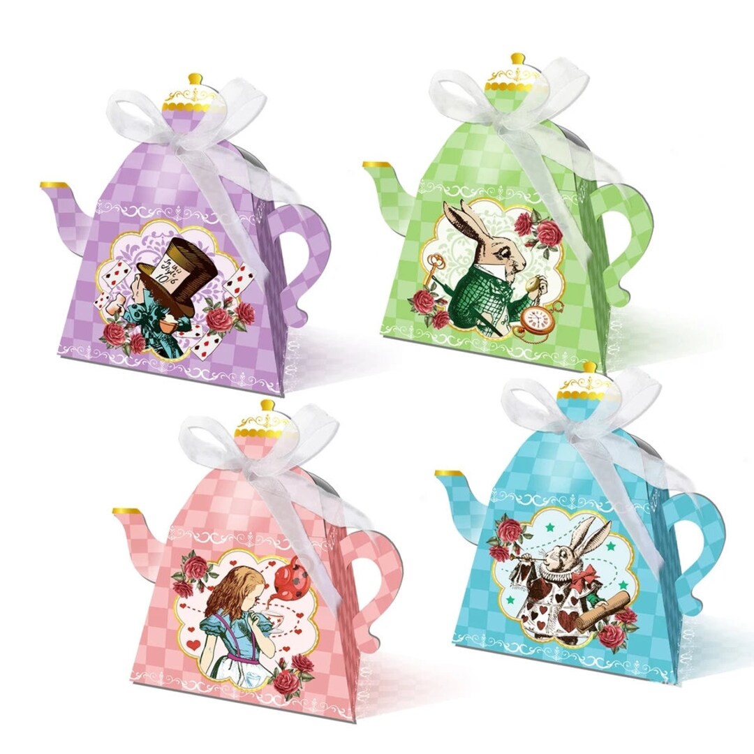 Alice in Wonderland Mad Hatter Tea Party Theme, Teapot Shape Gift ...