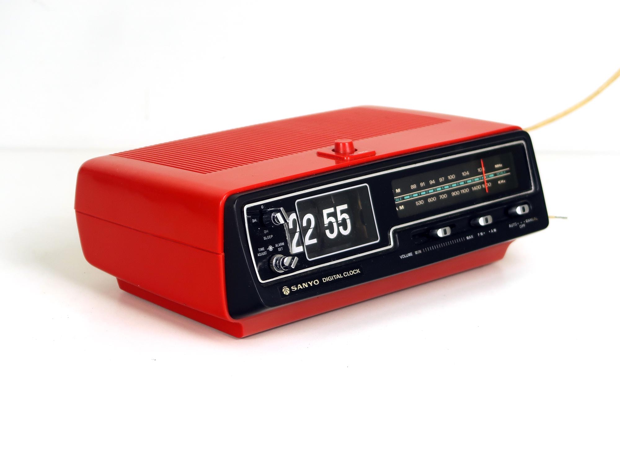 Vintage Sanyo RM5320 Flip Clock - Table Alarm Clock - 1970s - Etsy