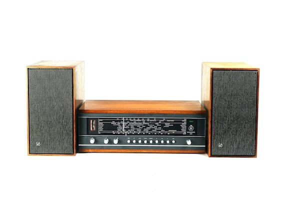 Vintage Bang & Olufsen Beomaster 900M Radio With Beovox Speakers