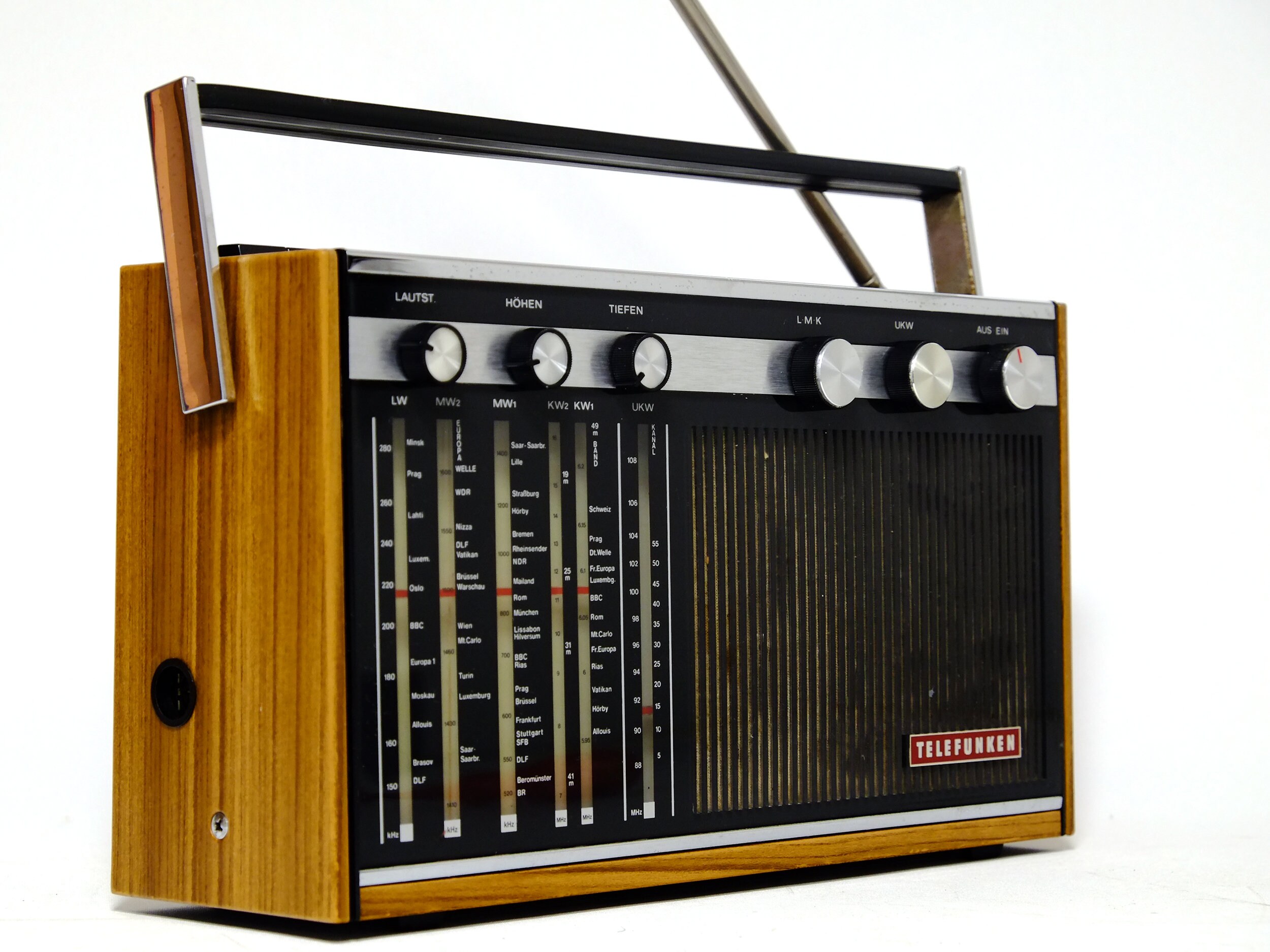 Vintage Telefunken Atlanta 101 Large Portable Transistor Radio
