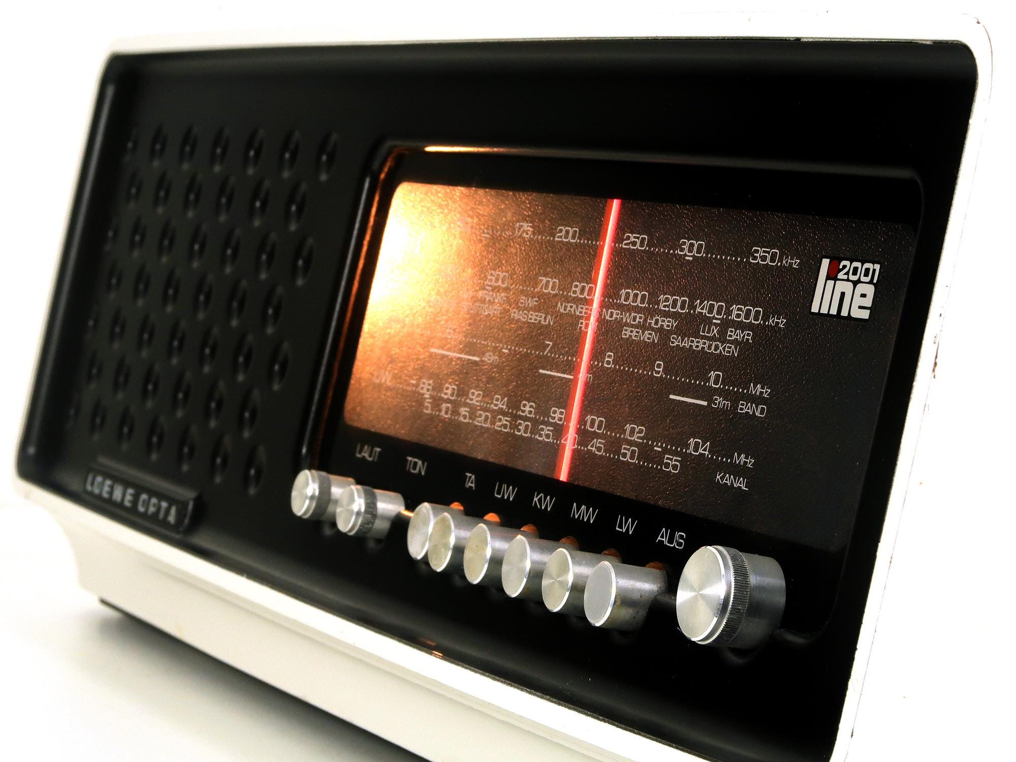 Vintage Loewe Opta Radio: 1970s White Plastic, Space Age Design - Etsy