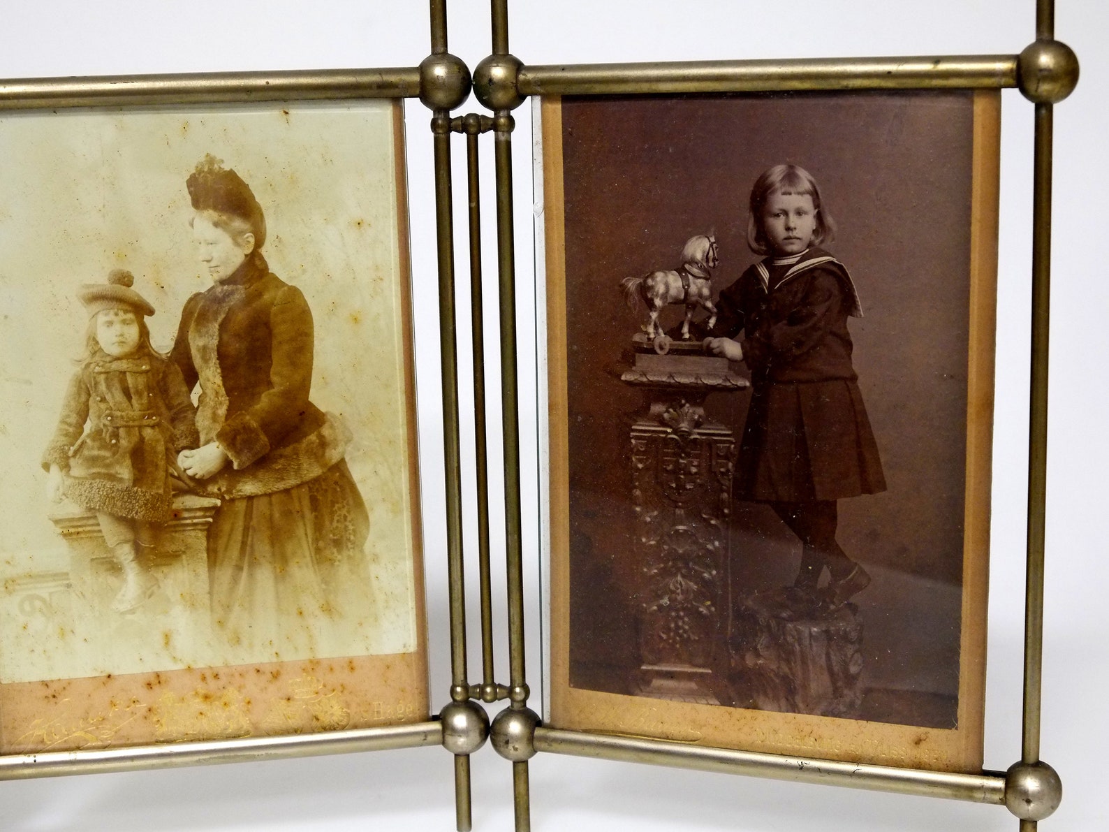 Vintage Hinged Triple Picture Frame Art Deco Modernisme Etsy