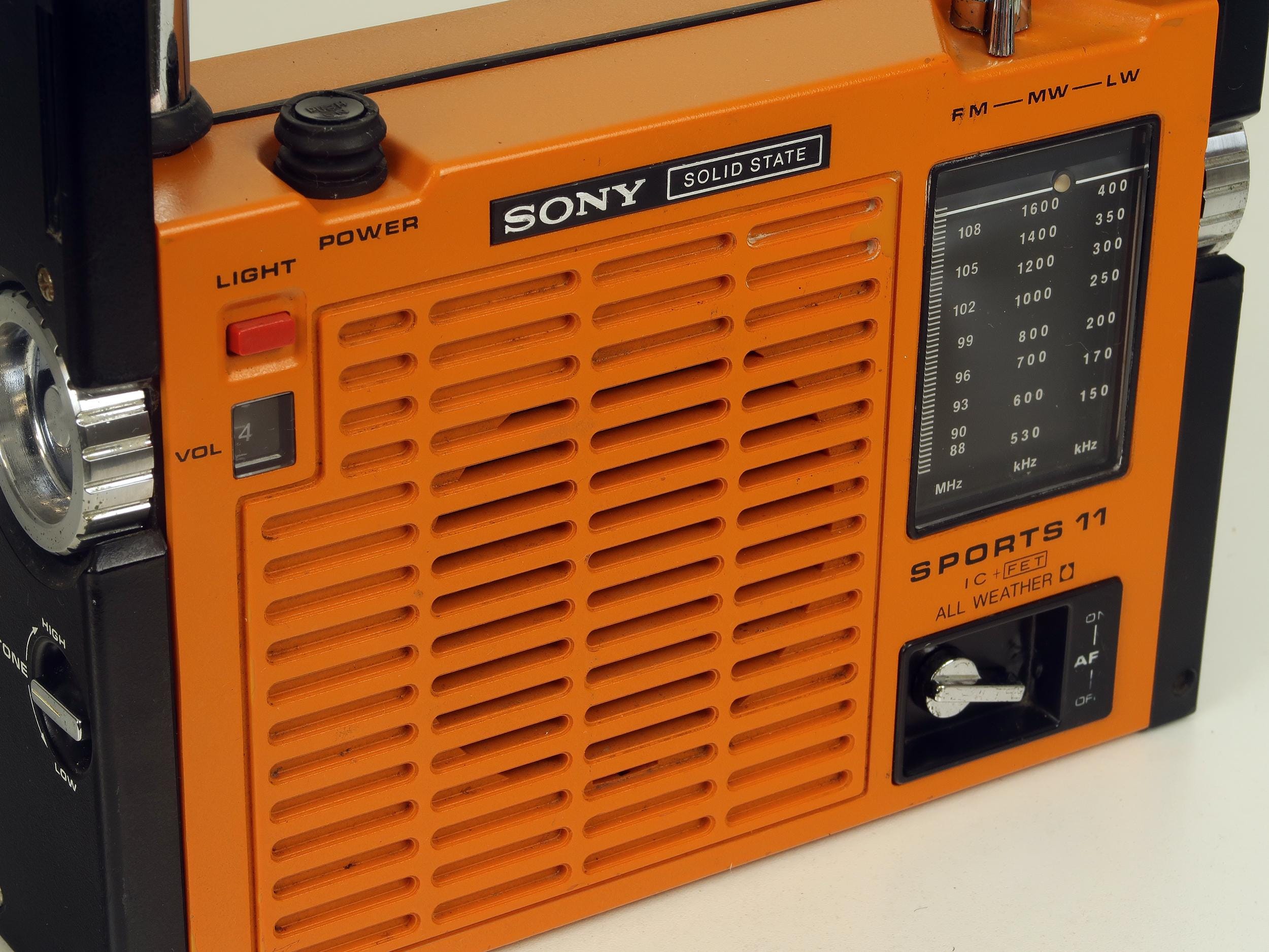 Vintage Sony Sports 11 All Weather Radio CF-111B Sportsradio - Etsy