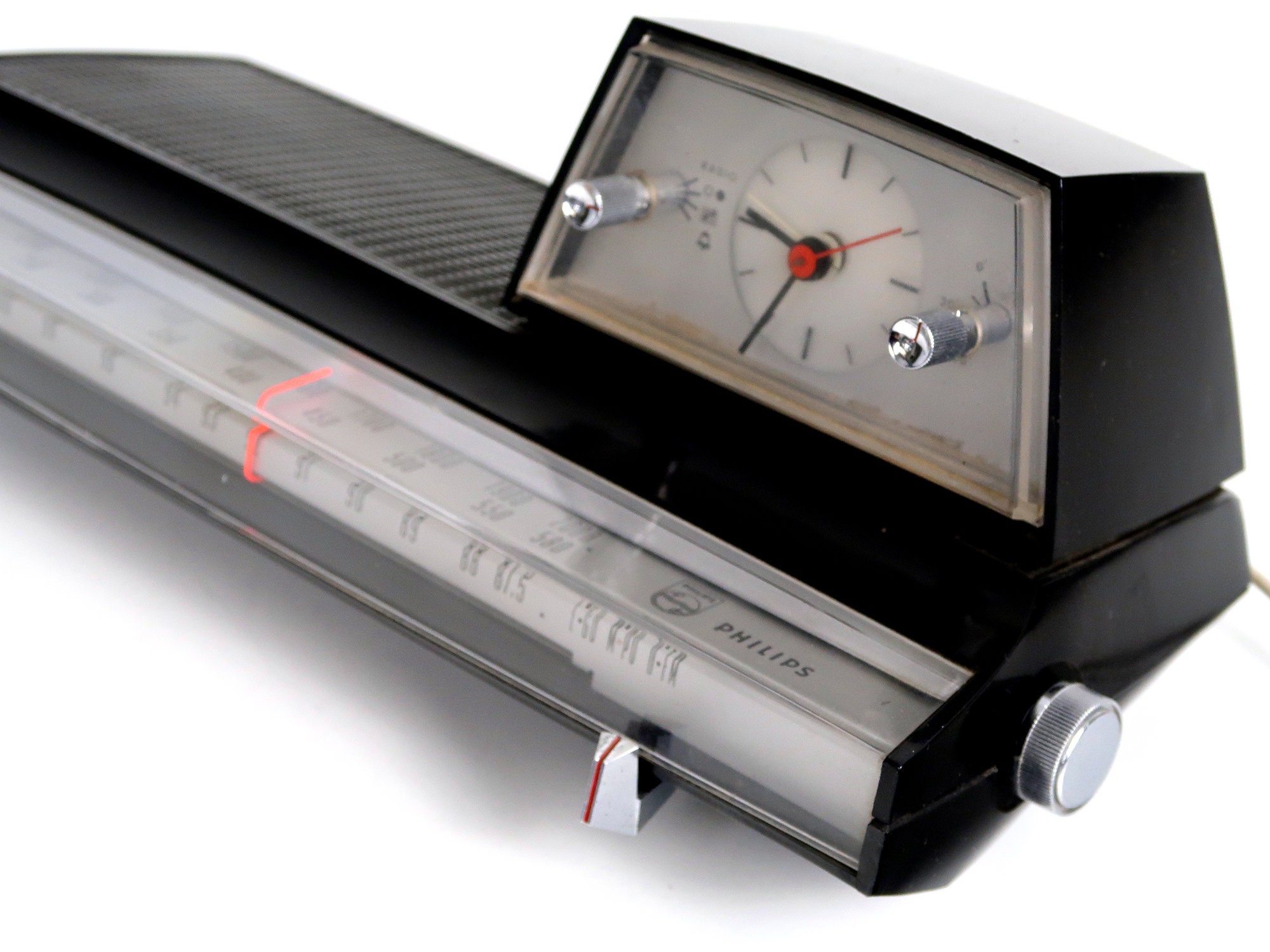 Vintage Rare Space Age Atomic Philips Musi-clock-radio 22RS274