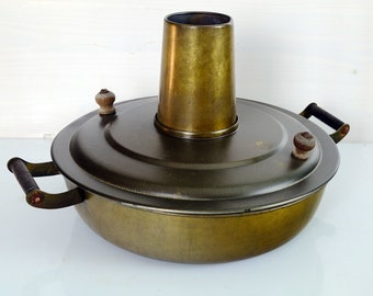 Vintage Samovar Asian brass cooker