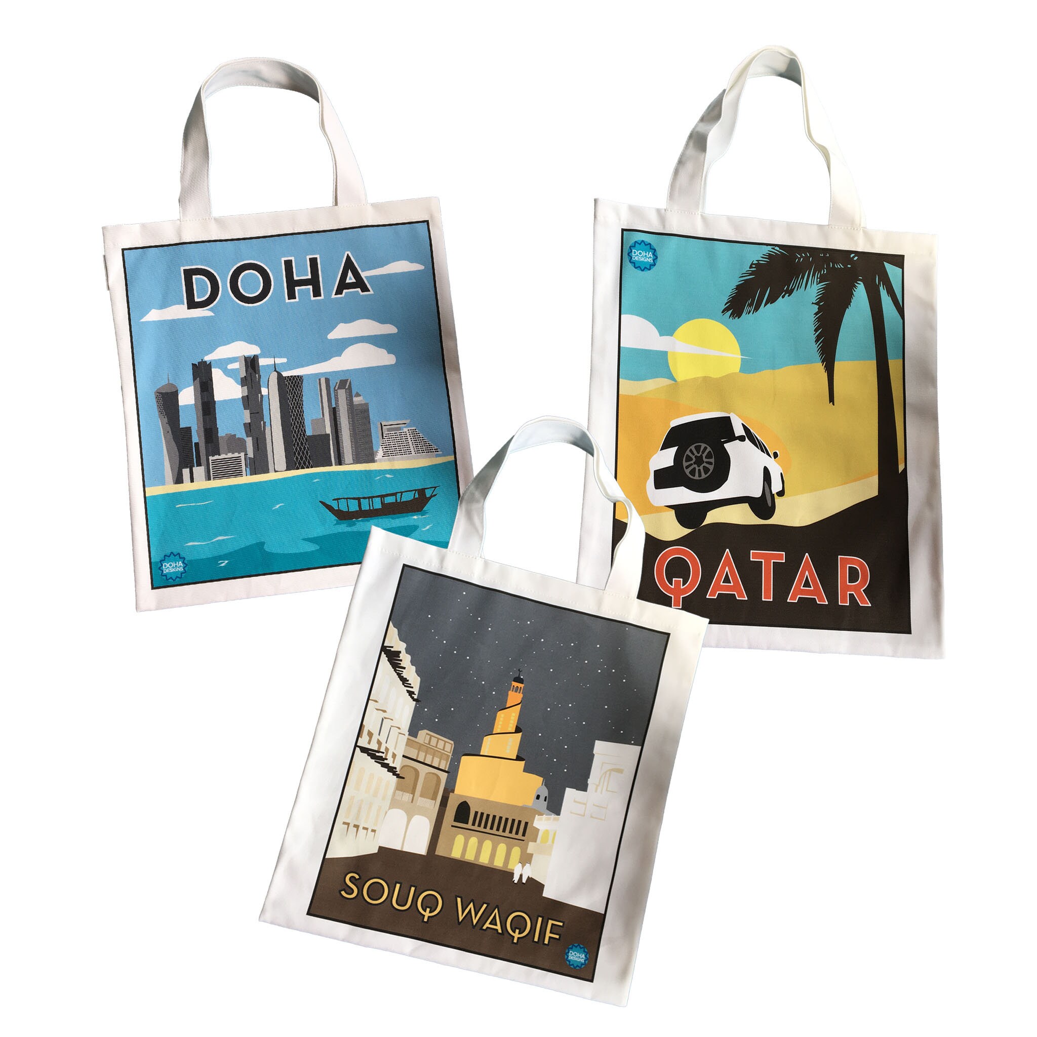 Katar Souq Waqif Tote Bag Souvenir Geschenk Etsy