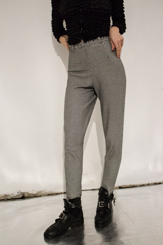 Vintage herringbone high waisted stirrup pants . Eque… Gem
