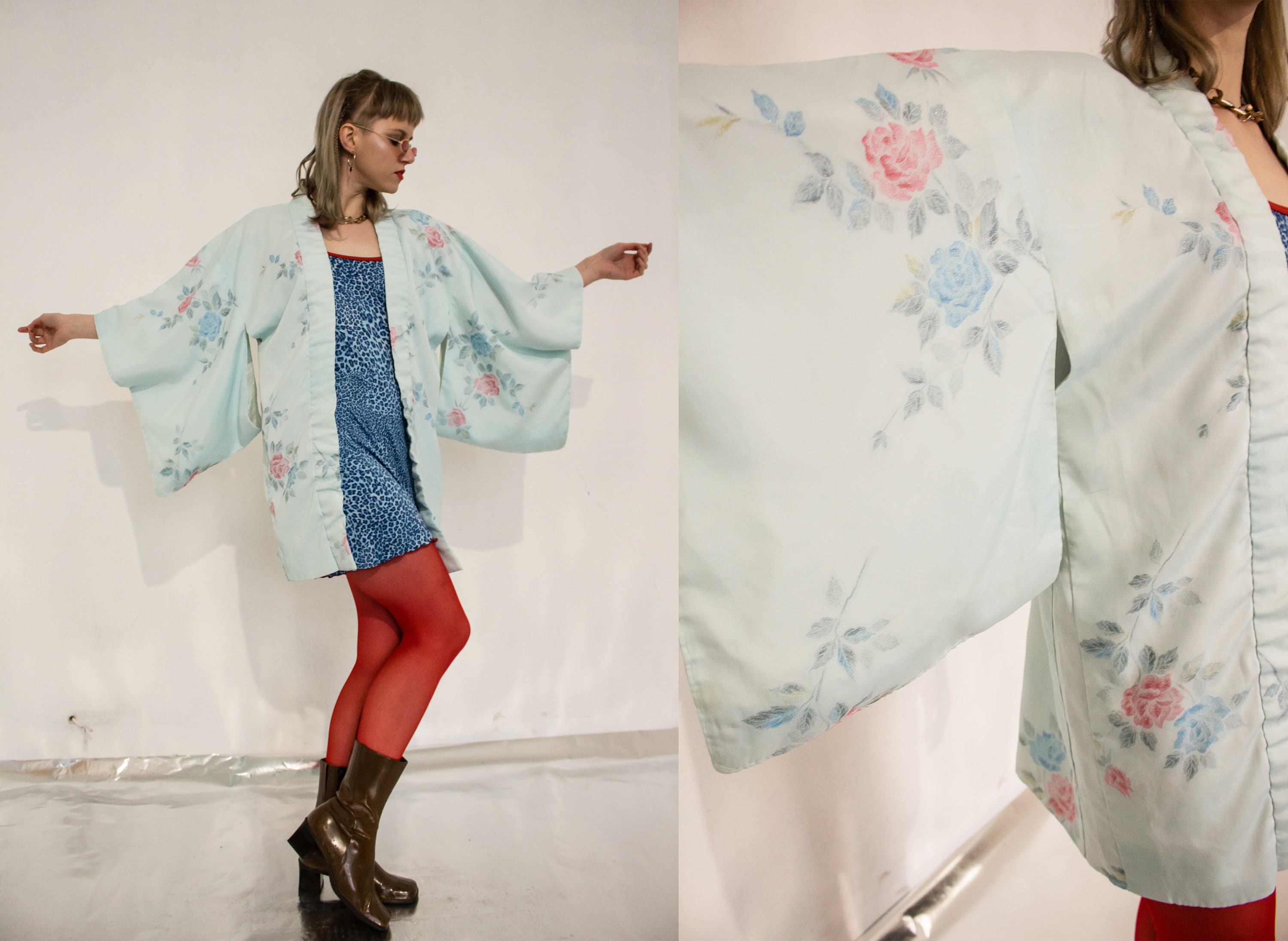 Blue Authentic Japanese Haori Jacket 