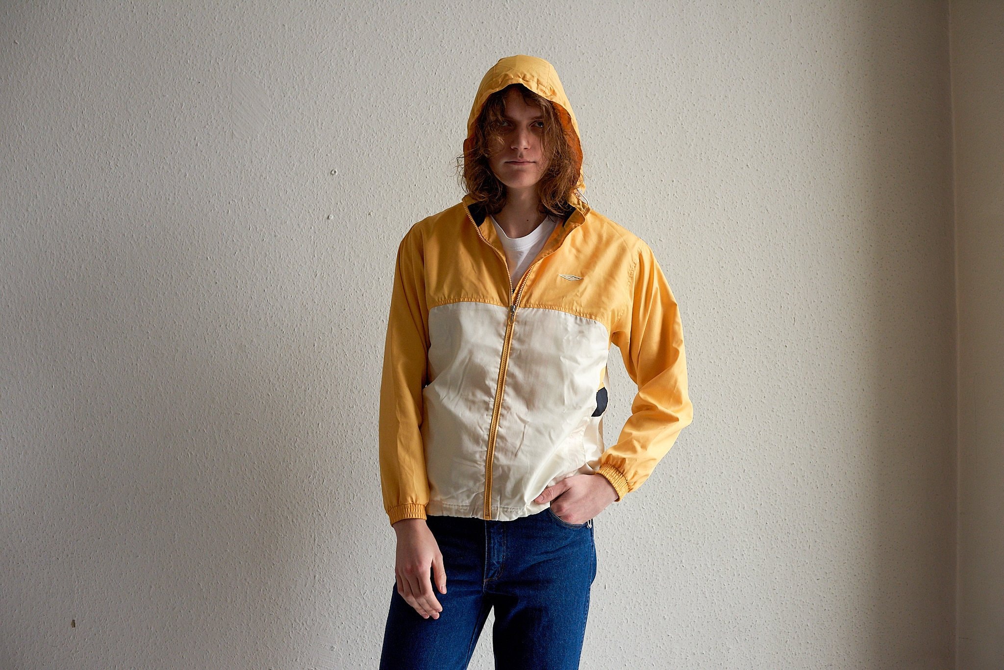 【UMBRO】 Classic W's Hooded Windbreaker Zip Up Jacket R5374 ZIP OFF SLEEVE WIND JACKET