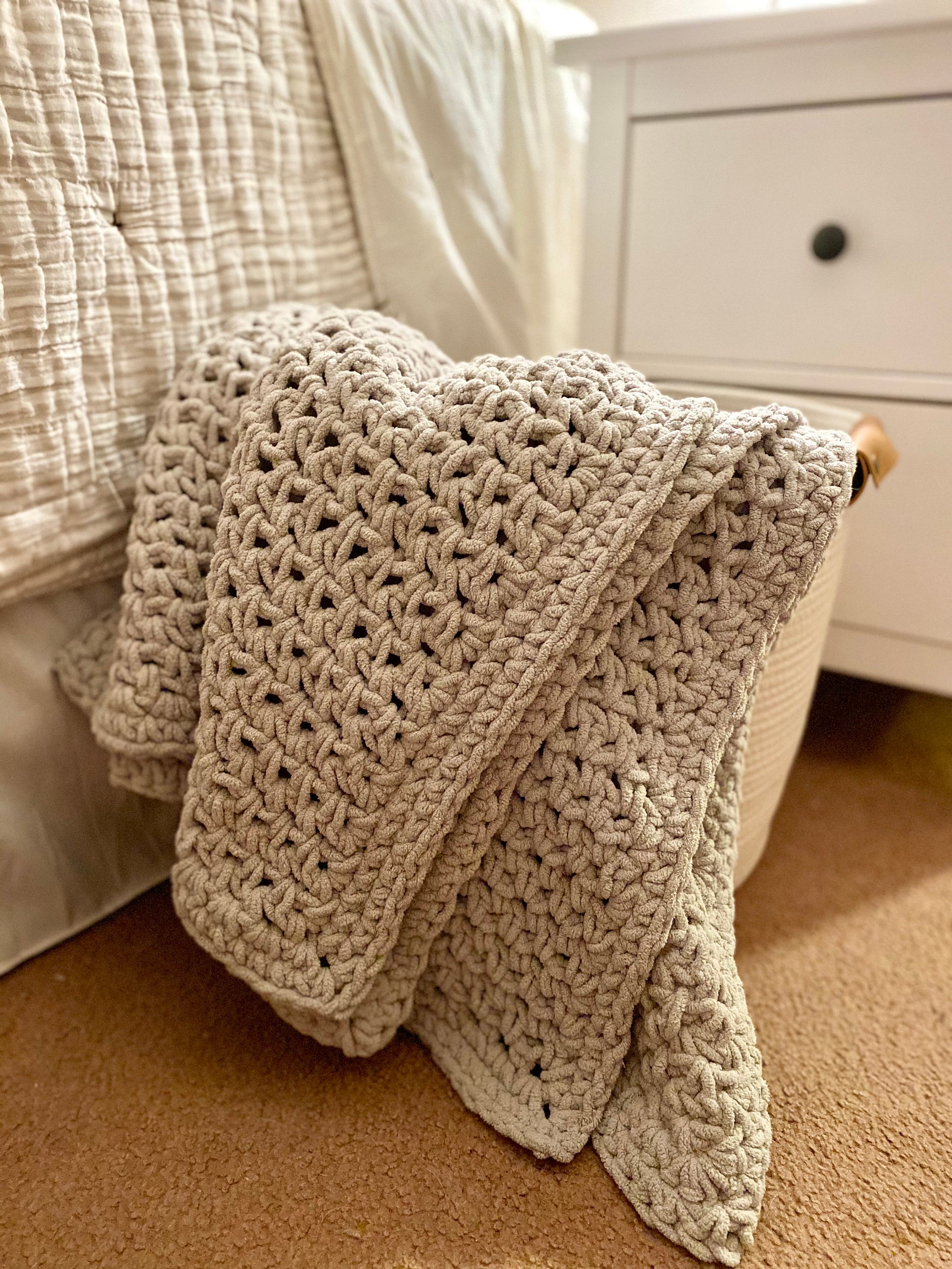 Susan's Family 134*134cm Handmade Crochet Blanket Diy Kit Original