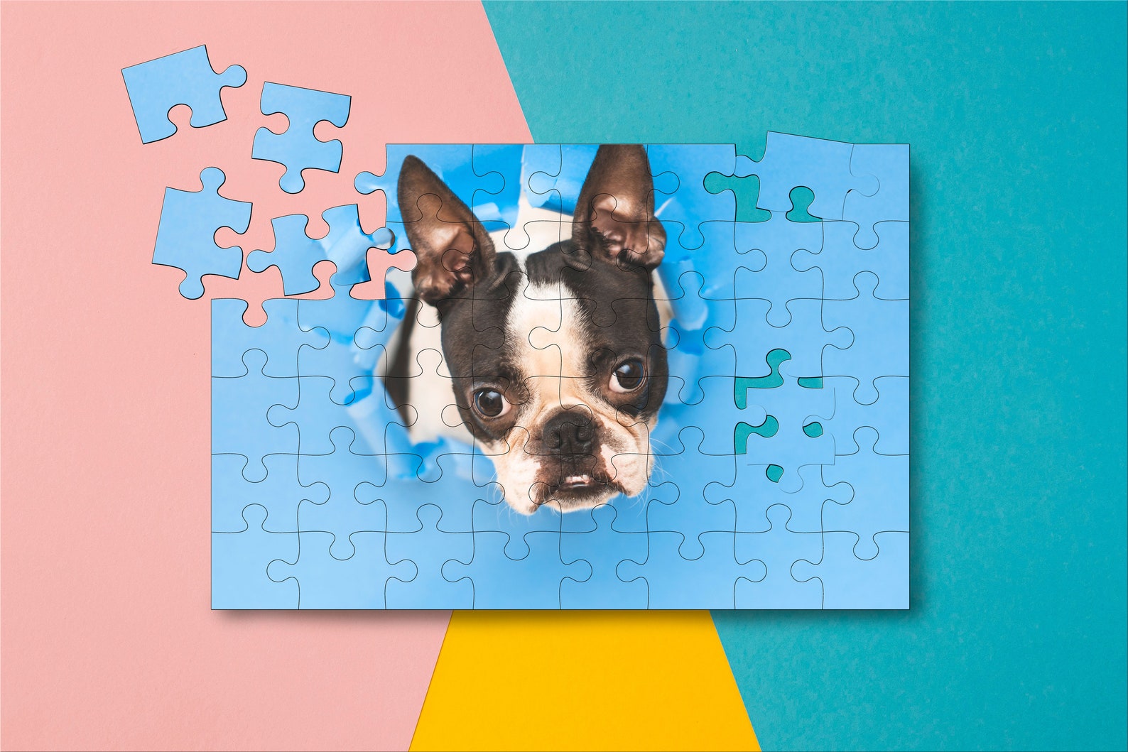 Charming Custom Pet Jigsaw Puzzles Puzzles photo chien Etsy France