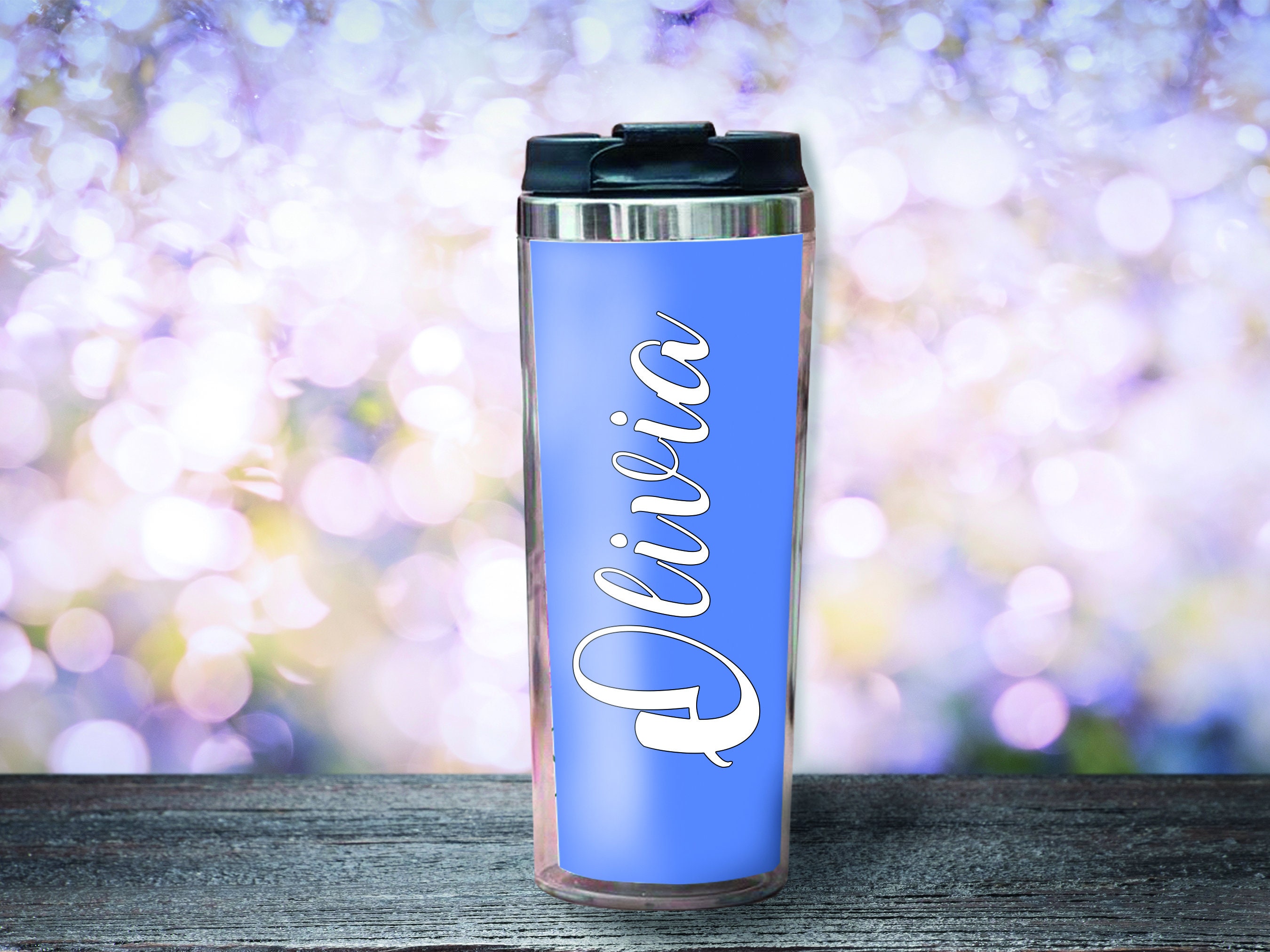 Fully Customisable Initial Travel Mugs Personalised Etsy UK