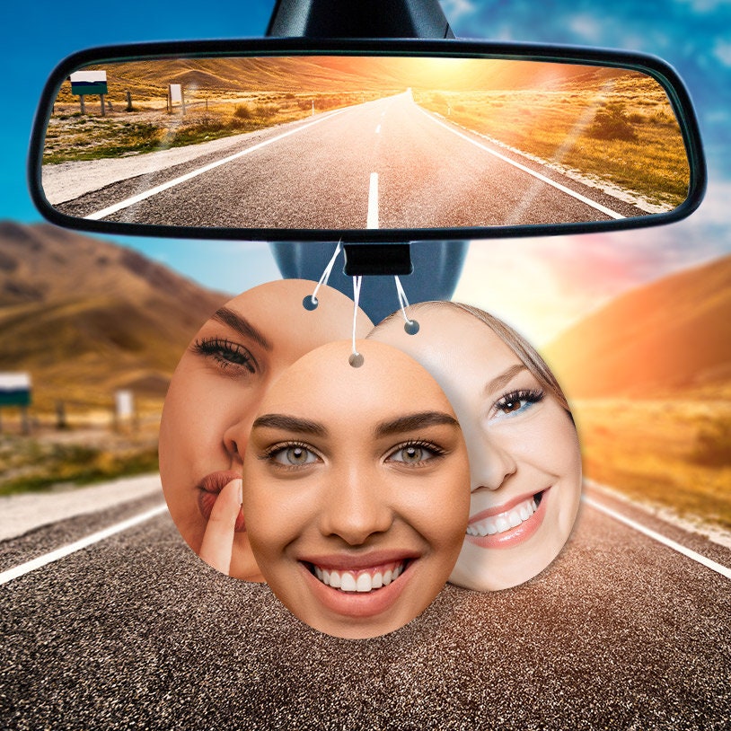 Car Air Freshener With Your Face Car Decoration with your Etsy