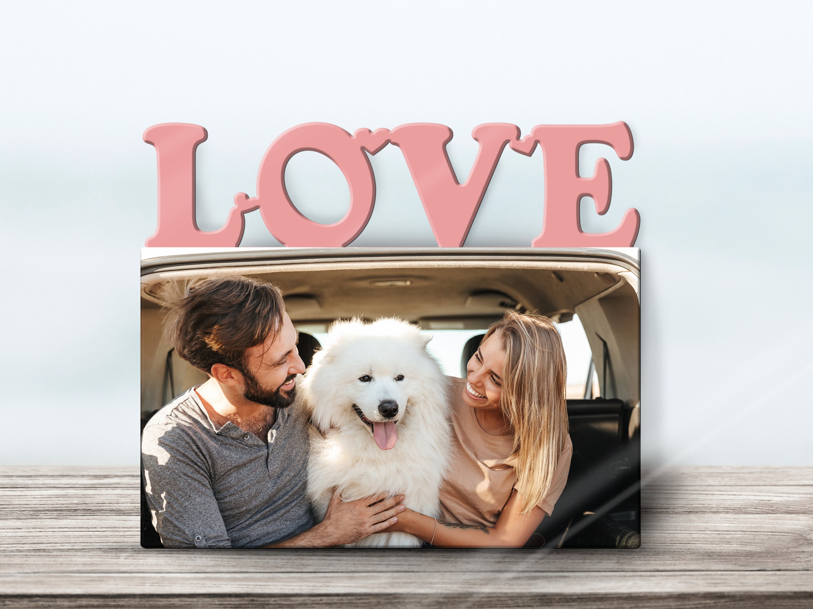 Horizontal Photo Frames for Dogs in Fully Customized Wooden Etsy UK