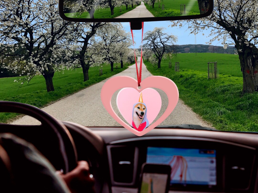 Personalized Car Air Fresheners Photo Gift for Dog, Pet Lovers PACK OF