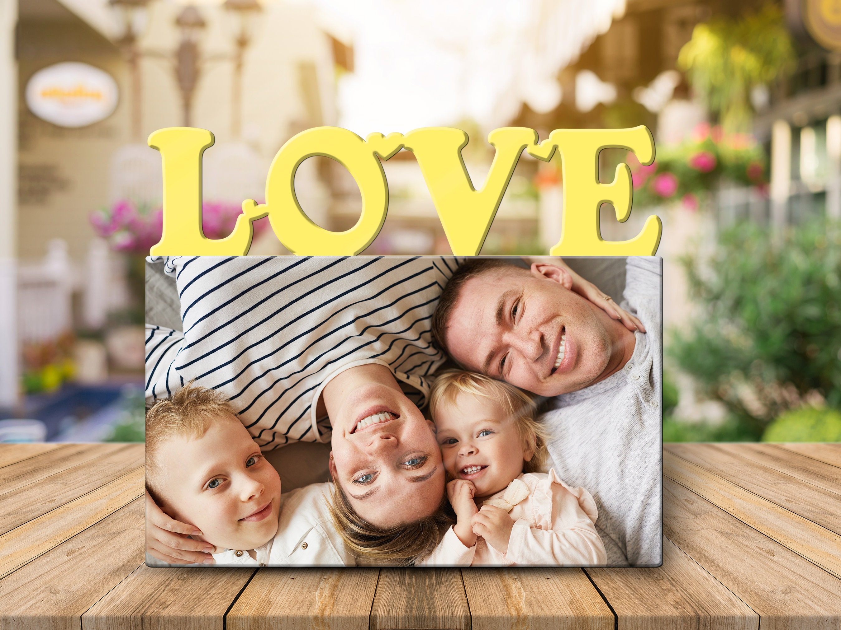 Personalized Photo Frames for Family Horizontal Wooden Photo Etsy UK