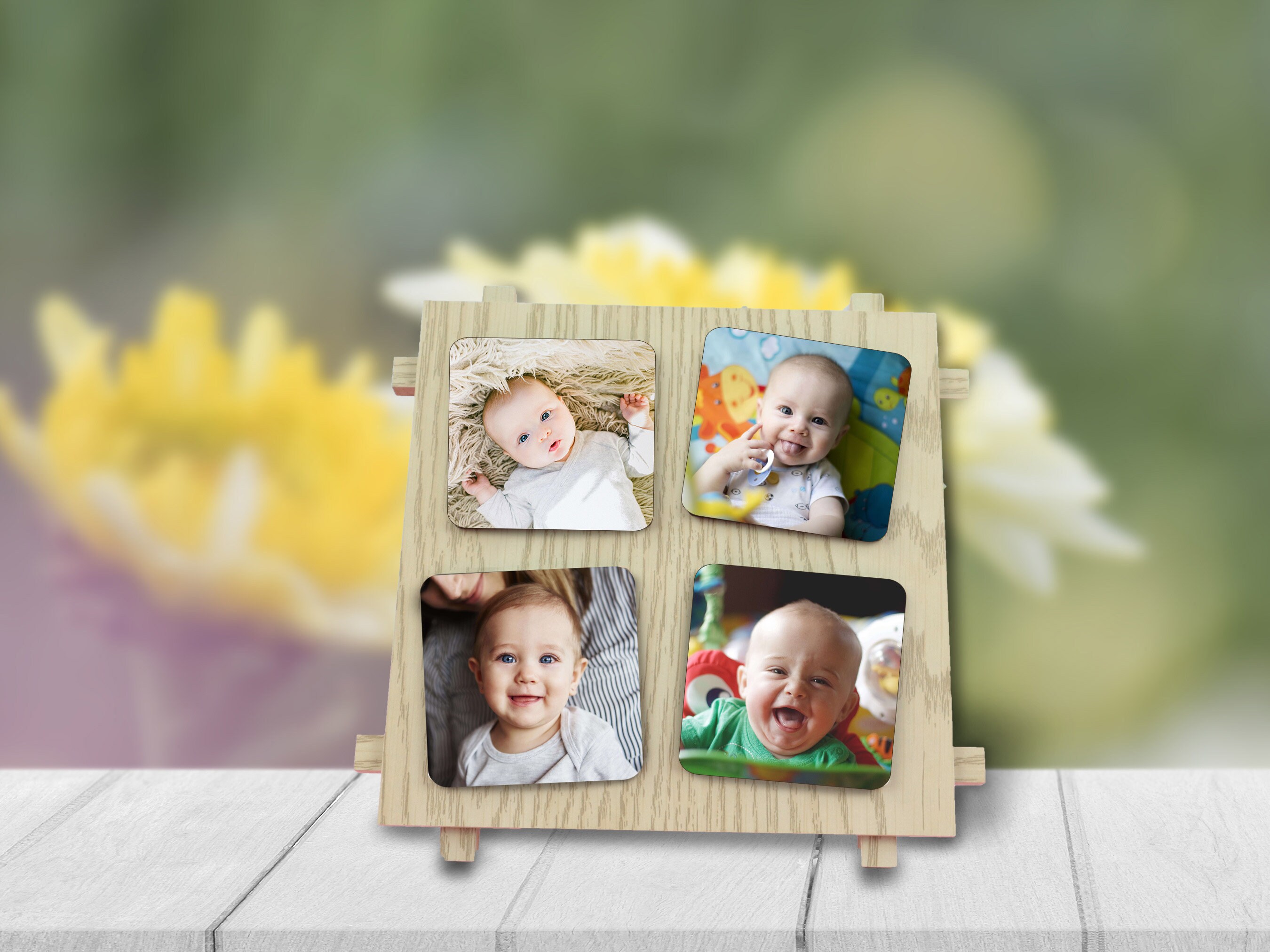 Personalised Photo Frame Wooden Frame with Etsy