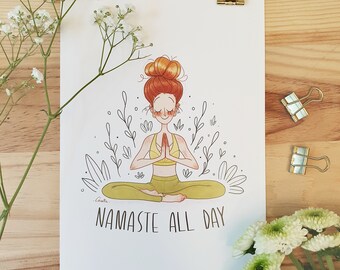 Affiche Meditation Etsy Affiche Meditation Etsy