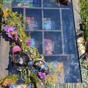 Cosmic Green Witch Wand Box