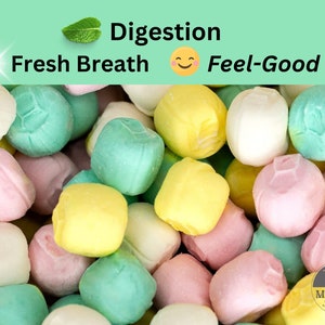 Melt In Your Mouth Mini Pastel Mints Pillow Soft Mints Adorable After Dinner Mints Baby Shower, Wedding, Easter Candy image 1