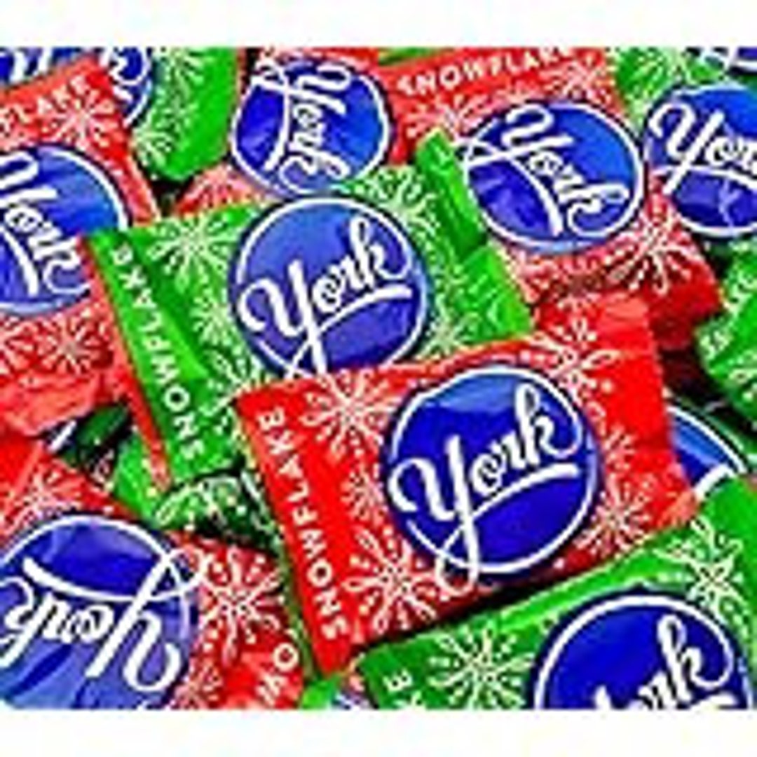 Peppermint Holiday Chocolate Peppermint Patties Snowflake Etsy